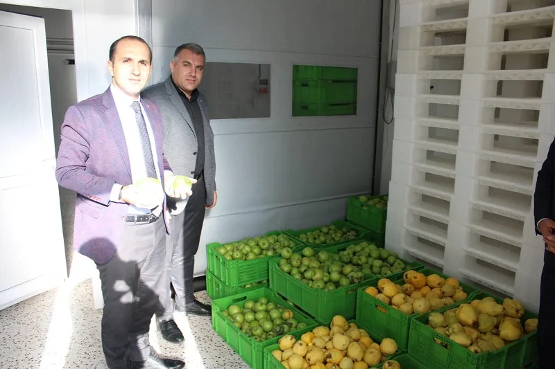 İSKİLİP’TE KURUTULAN MEYVELER, KATAR’A GİDECEK