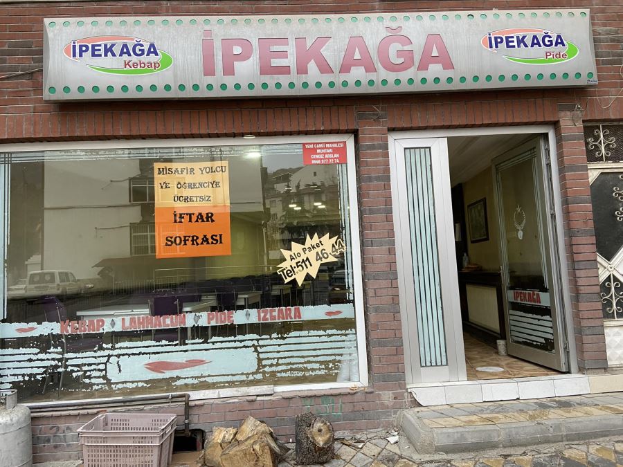 MİSAFİRE, YOLCUYA, ÖĞRENCİYE ÜCRETSİZ İFTAR