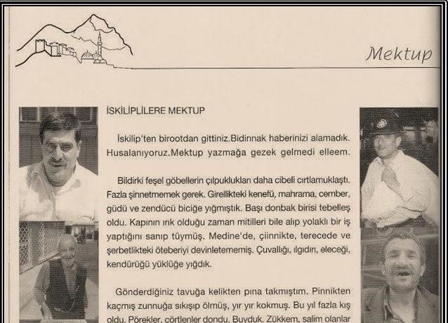 İSKİLİPLİLERE MEKTUP